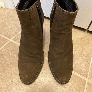 Acquaitalia Dark Green Ankle Boots